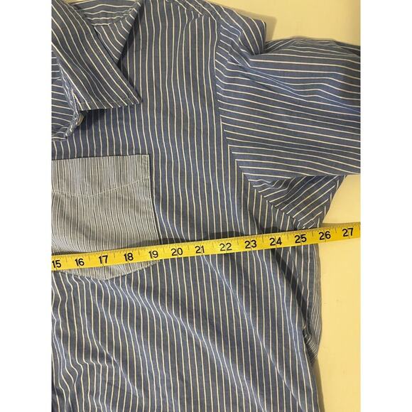 Gap Oversized Poplin Striped Shirt - Picture 5 of 6